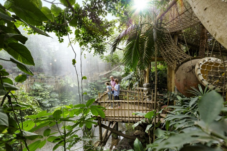 Jungle Dome bij Center Parcs Het Heijderbos