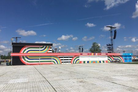 Custom made etagetent Rock Werchter