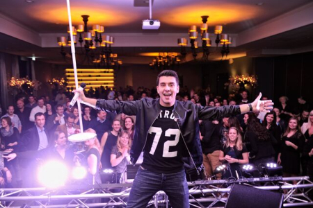 Bedrijfsfeest met Jan Smit bij Van der Valk Hotel Tiel