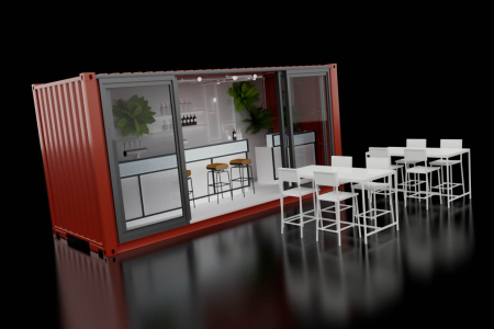 Bar unit, bar container