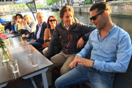 Varen in Amsterdam bedrijfsuitje