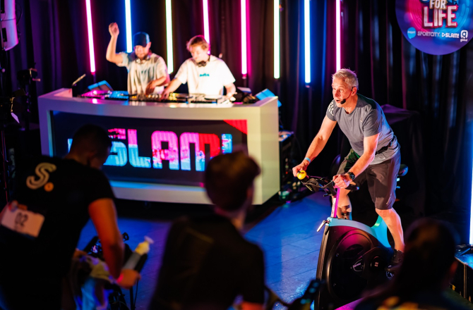 Spin for Life event