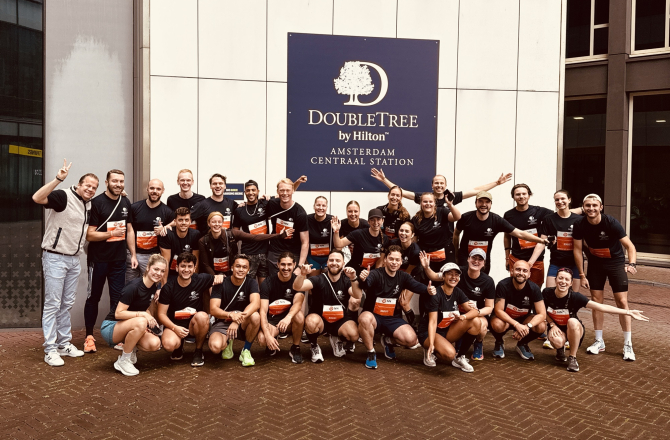 Double tree hilton amsterdam CS team 