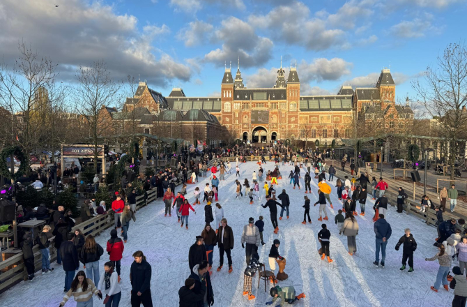 schaatsbaan museumplein