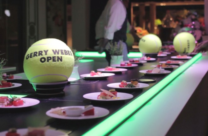 Catering sushi lopende band