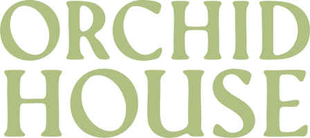 Orchid House logo pistache