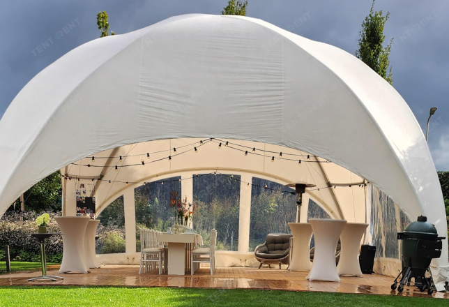 Dome tent event tuin