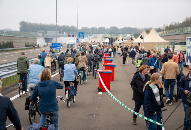 Opening snelweg rotterdam