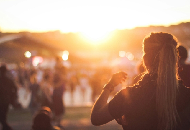 Festival sunset
