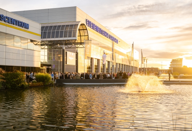 Voorzijde gebouw Evenementenhal Gorinchem
