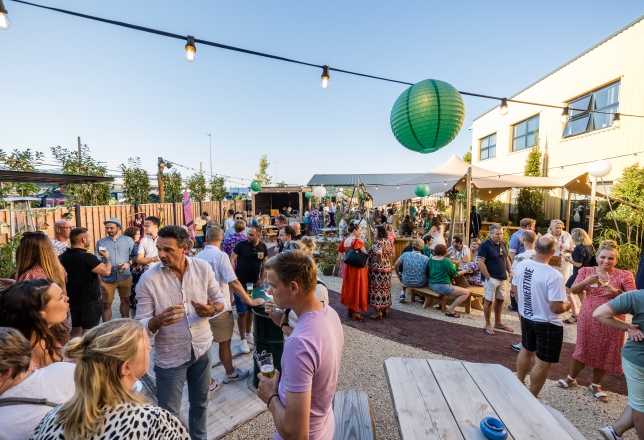 Foto van een event in de Tuinlounge