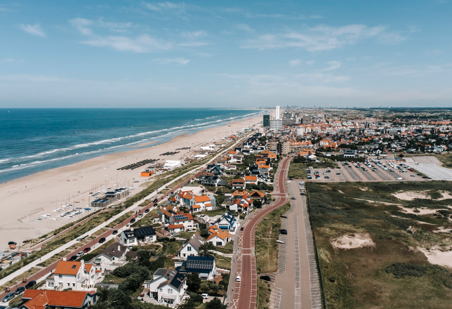 Dronefoto van Zandvoort