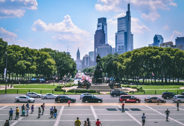 Stadsaanzicht Philadelphia