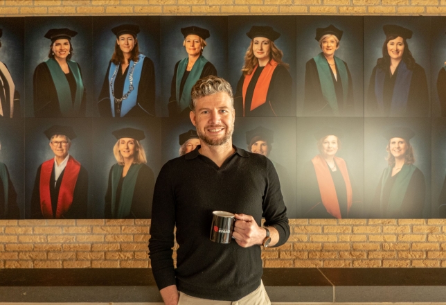 Maarten Sauter met Events.nl mok in hand