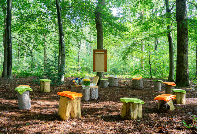 Buiten vergaderen