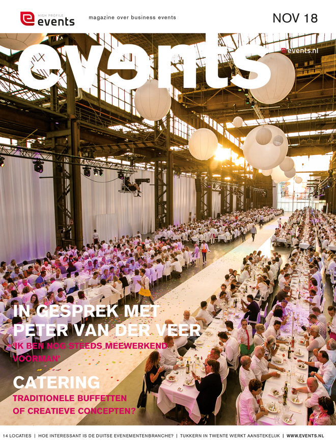 Catering, cover Events magazine 