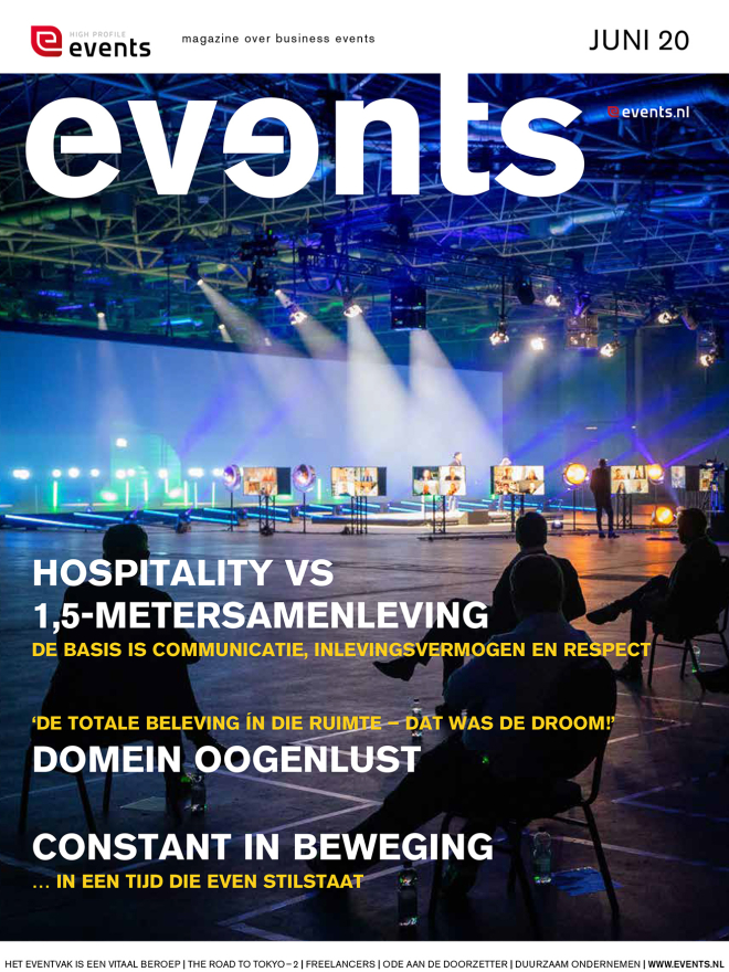 Hospitality, cover Events magazine 