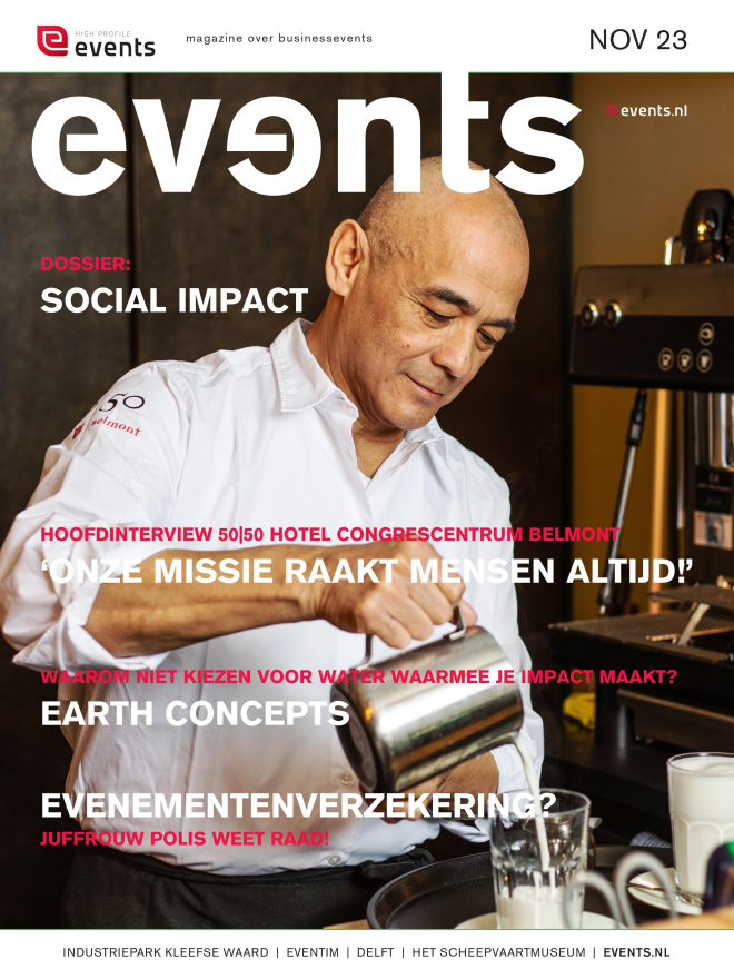 Social impact, cover magazine Events